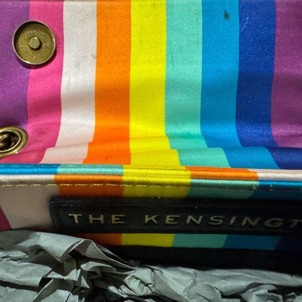 Multicolor Striped Women's Bag